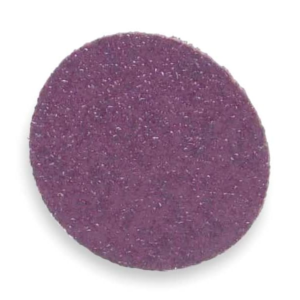 Norton Abrasives Quick Change Disc, AlO, 2in, 120G, TR, PK100 - 66261121025