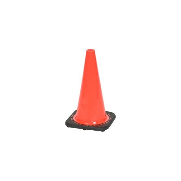 Cortina Safety Products 18" Traffic Cone, Non-Reflective, Orange W/ Black Base, 3 lbs, 03-500-05 - 03-500-05