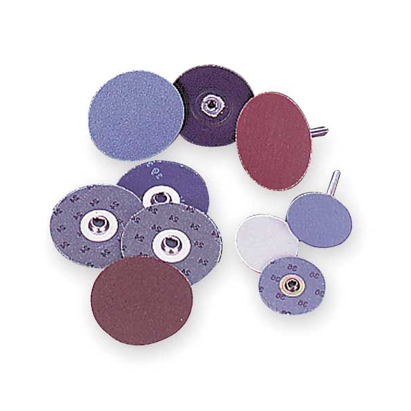 Norton Abrasives Quick Change Disc, AlO, 2in, 120G, TS, PK100 - 66261138140