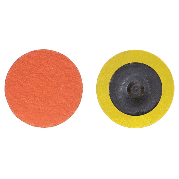 Norton Abrasives Qk Change Disc, CerAlO, 1-1/2in, 60G, PK100 - 66261162312