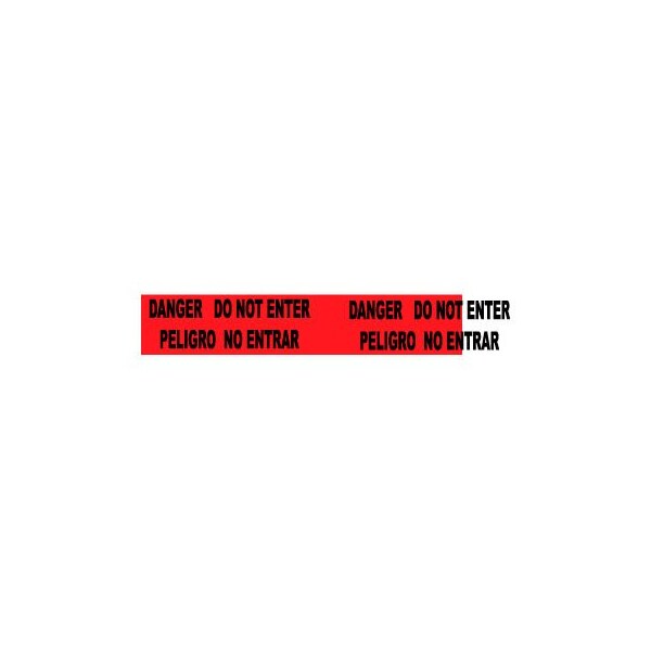 National Marker Co Printed Barricade Tape - Danger Do Not Enter Peligro No Entre - PT22