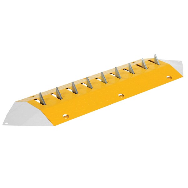 Vestil Steel, 15-1/4 in Height, 2 in Length, Yellow - TSPIKE-39