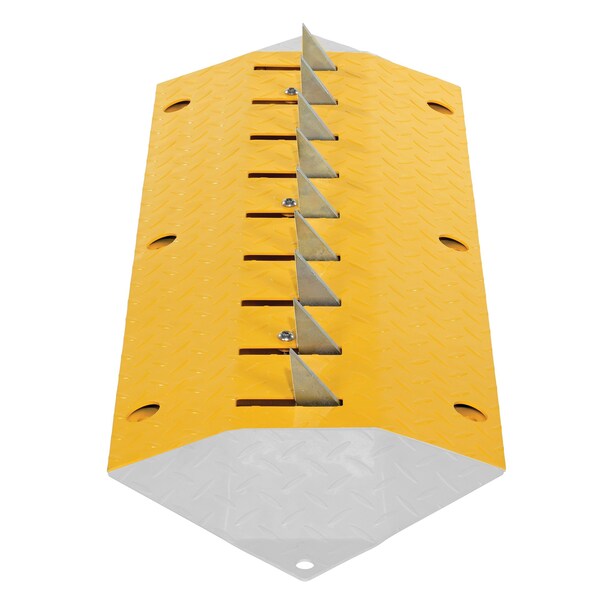 Vestil Steel, 15-1/4 in Height, 2 in Length, Yellow - TSPIKE-39