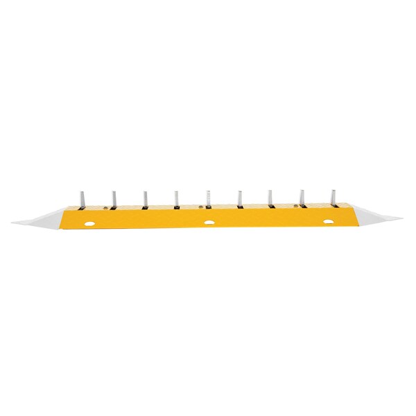 Vestil Steel, 15-1/4 in Height, 2 in Length, Yellow - TSPIKE-39