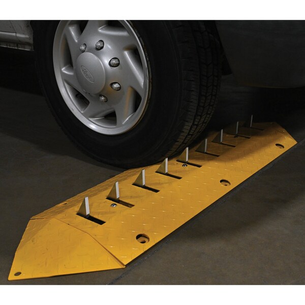 Vestil Steel, 15-1/4 in Height, 2 in Length, Yellow - TSPIKE-39