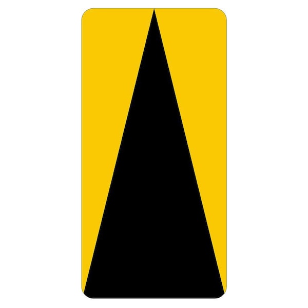 Sign Solutions Usa Snow Plow Marker 06X12 Diamond Grade Cubed Reflective 063 - DCS06DYE0612CUS00083