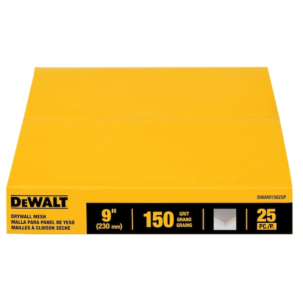 Dewalt Sander Abrasives, PK25 - DWAM15025P