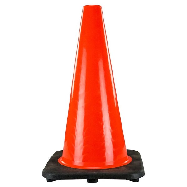 Sas Safety Safety Cone, 18 in Height, 10-7/10 in Length, Orange - 7500-18
