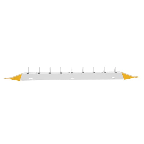Vestil Steel, 15-1/4 in Height, 2 in Length, Yellow - TSPIKE-EC