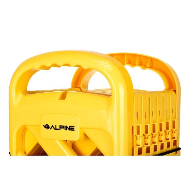 Alpine Industries 13 ft. Expandable Mobile  Safety Barricade Fence System - ALP499-BAR-MK