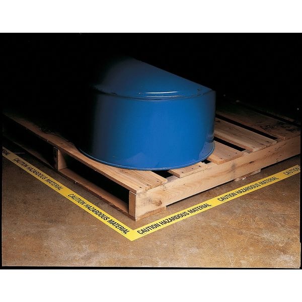 Zoro Select Barricade Tape, Danger, Red, 2 in Wide x 180 ft Length, Vinyl, 4 mil - BLACK ON RED TAPE
