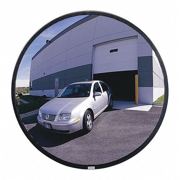 See All Industries Mirror, Convex, Outdoor, Acrylic, 26" dia. - PLXO26D