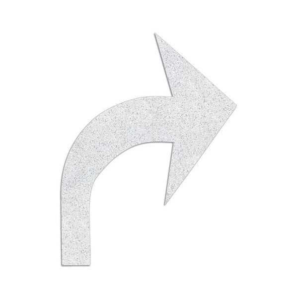 Rae Pref Thermoplastic, Right Turn Arrow, PK5 - PR-TH-3523