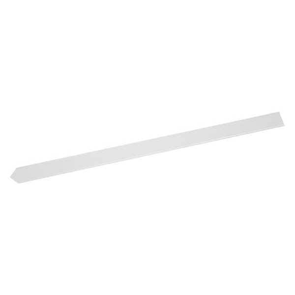 Zoro Select Blank Warning Stake, Reinforced Polymer, Non-Reflective, 66 Height, White - 96954