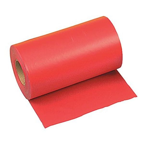 Zoro Select Flagging Tape, Red, 6 in Wide x 300 ft Length, Vinyl, 2.5 mil - TF6R300-200