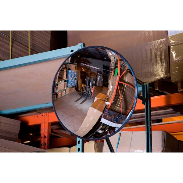 Global Industrial Round Acrylic Convex Mirror, Indoor, 36 Dia., 160, Viewing Angle - 670549