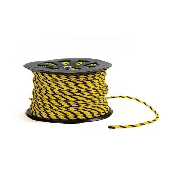 Accuform BARRICADE ROPE COLOR BLACKYELLOW FBR600BKYL - FBR600BKYL
