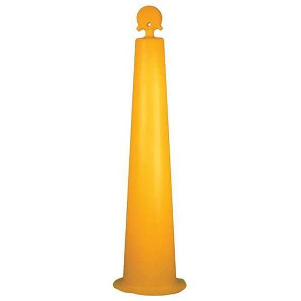 Cortina Safety Products Channelizer Cone, Plain, Yellow, 36" - 03-770-36Y-P