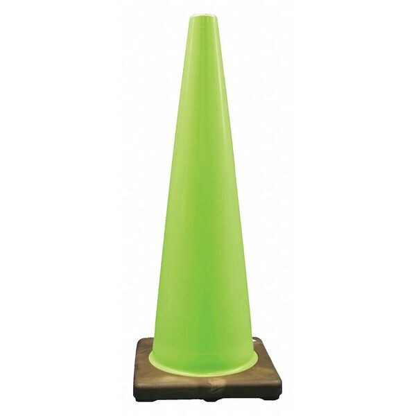 Cortina Safety Products ONE 28IN GREEN FLUORESCENT PVC TRAF - 03-500-65