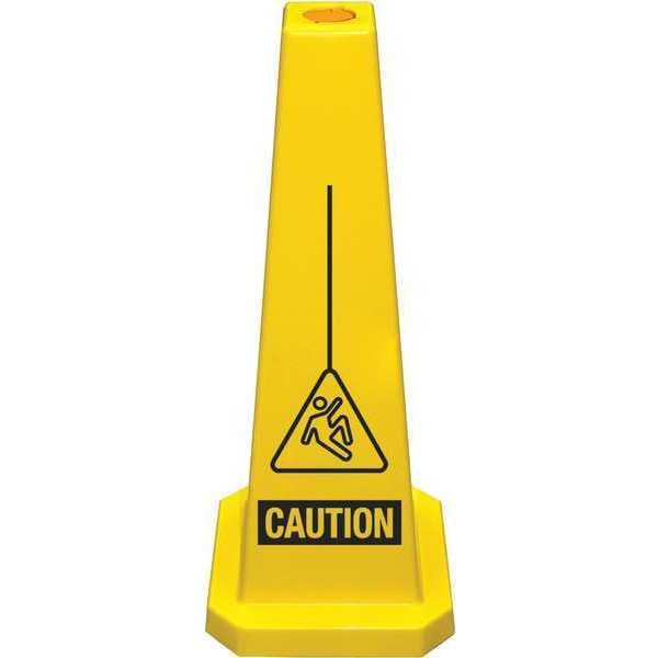 Cortina Safety Products Lamba Cone, w/Caution, 25" - 03-600-12CAU
