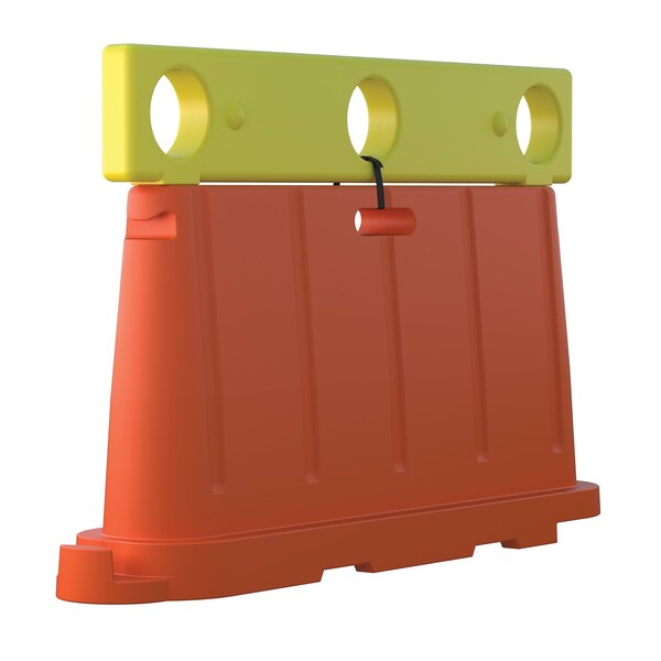 Vestil Virgin Polyethylene with UV Stabilizer, 15.125 Height, 70 Length, 8, Yellow - BCD-76-EX12-YL