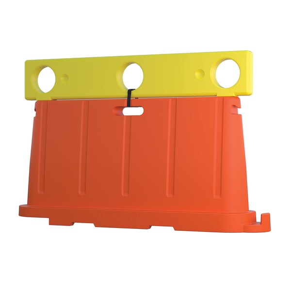 Vestil Virgin Polyethylene with UV Stabilizer, 15.125 Height, 70 Length, 8, Yellow - BCD-76-EX12-YL