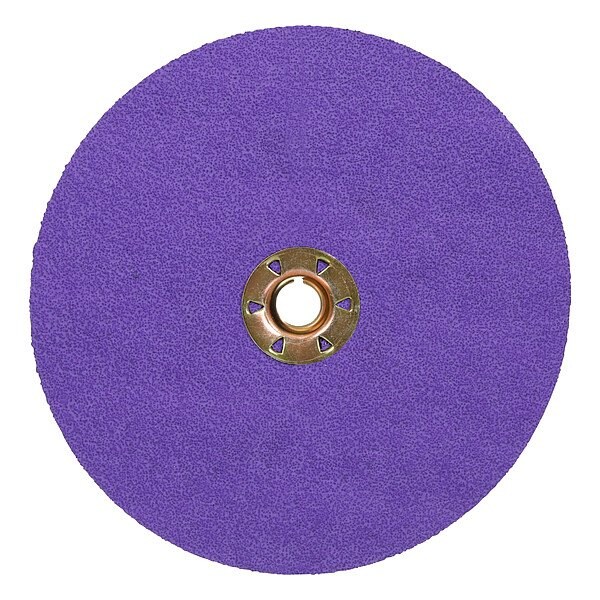 3M Cubitron Fiber Disc, Ceramic, 7 in Dia., PK25 - 7100349582