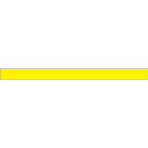 Zoro Select Barricade Tape, Construction Site, Yellow, 3 in Wide x 1,000 ft Length, LDPE, 4 mil - 4 MIL  PLAIN YELLOW