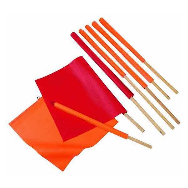 Cortina Safety Products VINYL FLAG 24 W/36 DOWEL - 03-229-3418