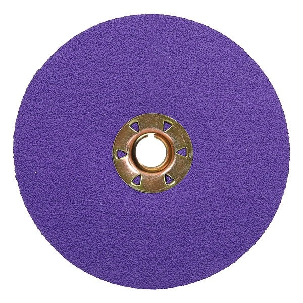 3M Cubitron Fiber Disc, Ceramic, 5 in Dia., PK25 - 7100349682