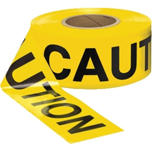 Gourmetgalley BT30CAU2 2 Mil Caution Tape - 3 x 300 ft. - GO3562202