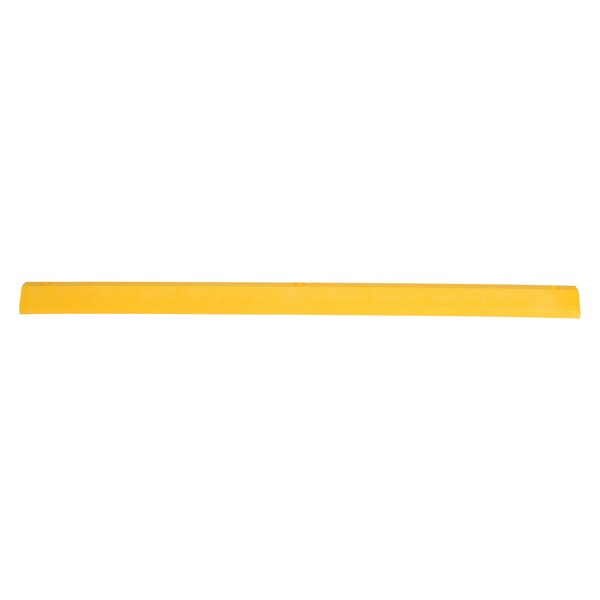 Vestil Car Stop, Plastic, 3.25 Height, 72 Length, 25, Yellow - CS-33-Y