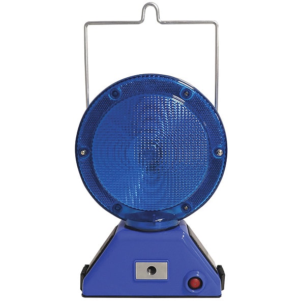 Railhead Gear Barricade Light, Polypropylene, 10-3/4" Height, 7-3/4" Length, Blue - M900-SB