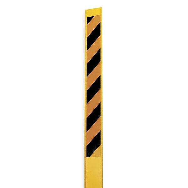 Zoro Select Reflective Marking Stake, Reinforced Polymer, Non-Reflective, 66 in Height, 2.2 lb., Yellow - 96923