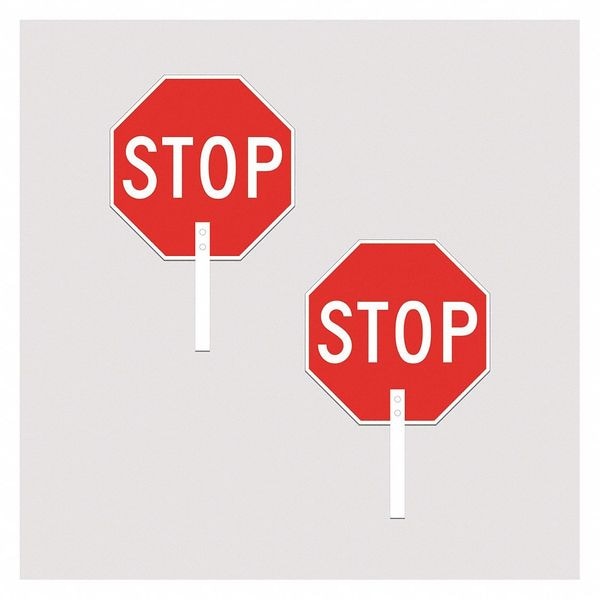Lyle Stop Sign, 18 in Aluminum - T1-6265-EG_18X18