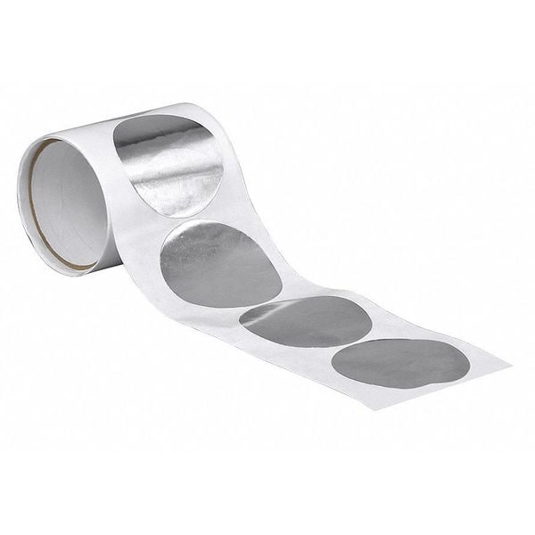 3M Foil Tape, 1-1/2In, 4mil, ShinySilver, PK100 - 1120