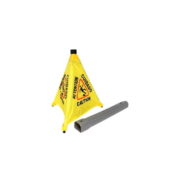 Impact Products Impact Pop Up Safety Cone 20 YellowBlack, MultiLingual - 9183