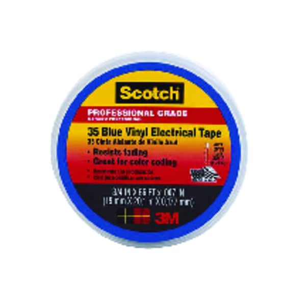 Scotch 3M Scotch 3/4 in. W X 66 ft. L Blue Vinyl Electrical Tape - 10836-DL-10