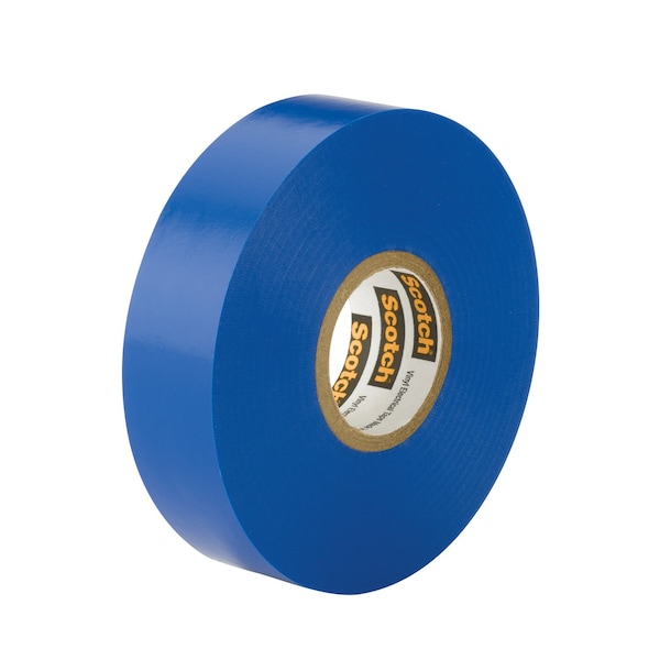 Scotch 3M Scotch 3/4 in. W X 66 ft. L Blue Vinyl Electrical Tape - 10836-DL-10