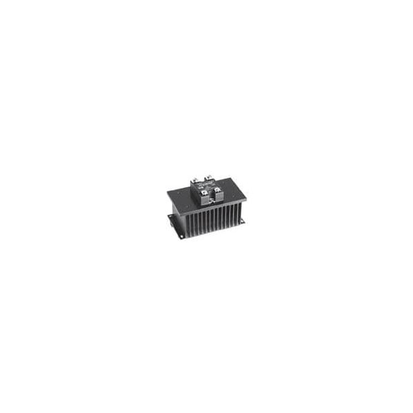 Relevadores de estado sólido Crydom - Montaje industrial 55A/530V de entrada en CD ZC SSR con disipador montado - HS103-D53TP25D