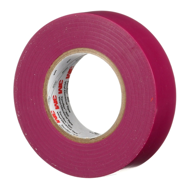 3M Elec Tape, 60 ft Lx3/4 in W, 6 mil, Purple - 165PR4A