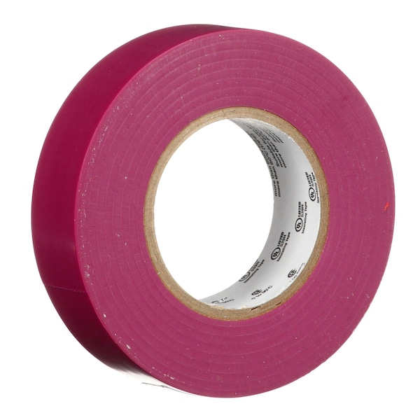 3M Elec Tape, 60 ft Lx3/4 in W, 6 mil, Purple - 165PR4A