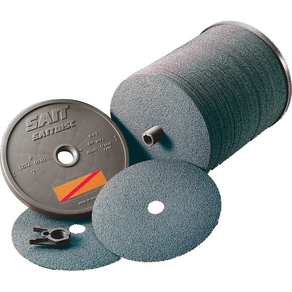 United Abrasives/Sait Ceramic Fiber Disc7S5x78 60xPK100 - 57237