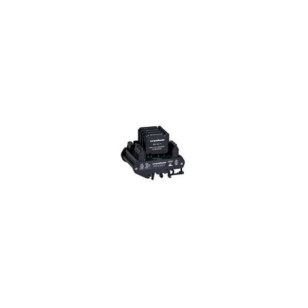 Contactador SSR de motor trifásico para inversión en riel Din - DRA3R48D2 de Crydom.