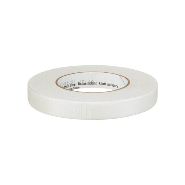 3M Cloth Tape, 3/4 x 60 yd, 7 mil, White, PK48 - 27-3/4"X60YD