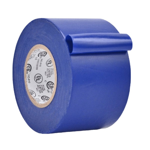 Wod Tape ETC766MS General Purpose Electrical Tape Blue UL/CSA listed core: 2 in. X 66 ft, 48PK - WOD ETC766MS-02000-48-66-BLU