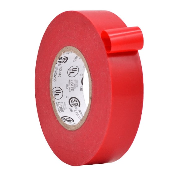 Wod Tape ETC766 General Purpose Electrical Tape Yellow UL-CSA listed core: 3/4 in. X 66 ft., 100PK - WOD ETC766-00750-100-66-RED