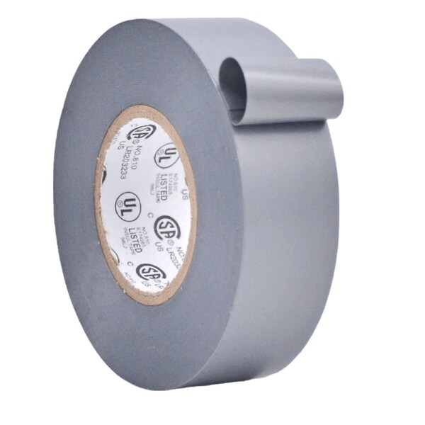 Wod Tape ETC766MS General Purpose Electrical Tape Gray UL/CSA listed core: 1 in. X 66 ft, 96PK - WOD ETC766MS-01000-96-66-GRA