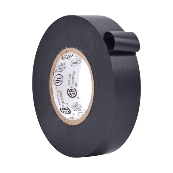 Wod Tape ETB866 General Purpose Electrical Tape Black UL/CSA listed core: 3/4 in. X 66 ft., 200PK - WOD ETB866-00750-200-66-BLA