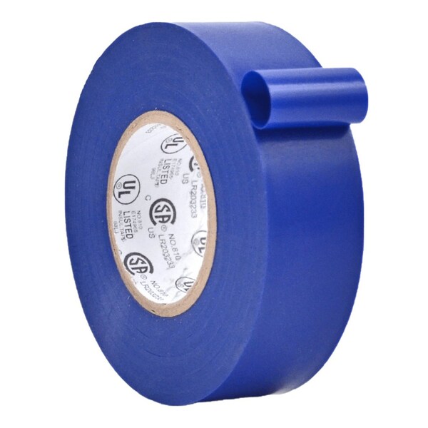 Wod Tape ETC766MS General Purpose Electrical Tape Blue UL/CSA listed core: 1 in. X 66 ft, 96PK - WOD ETC766MS-01000-96-66-BLU